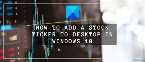 stock market ticker app for microsoft desktop
